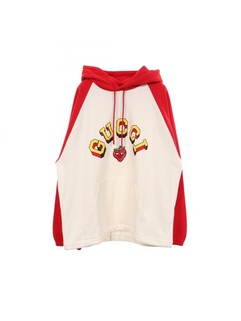 Gucci Hoodie Logo Print Strawberry Embroidery Cotton Pullover